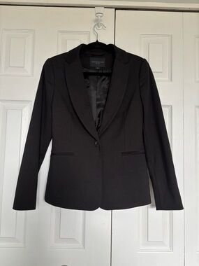 Kenneth Cole Black Single-Button Women's Blazer